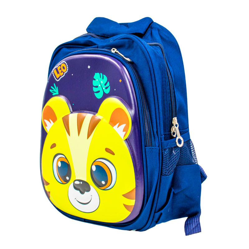 Mochila Escolar Infantil Bichinhos Alto Relevo