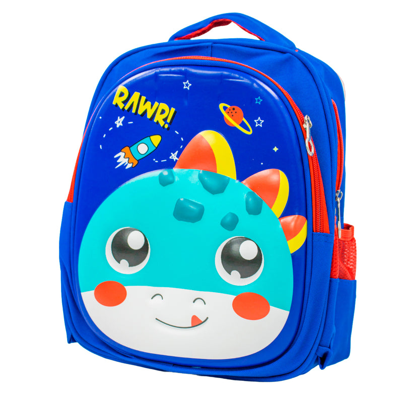 Mochila Escolar Infantil Bichinhos Alto Relevo