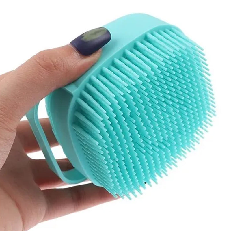 Escova De Silicone Para Banho Massageador