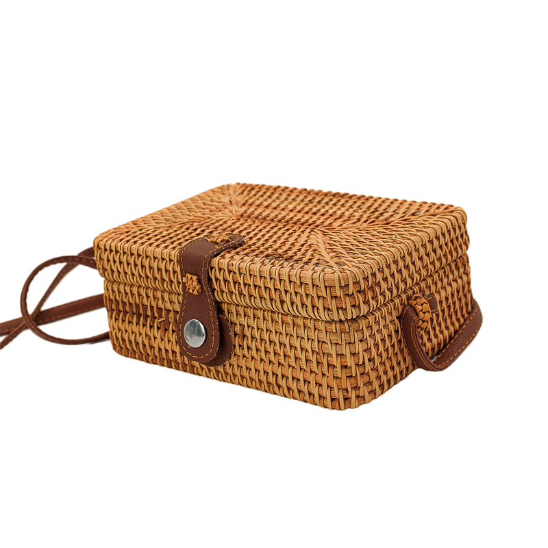 Bolsa De Bambu Retangular