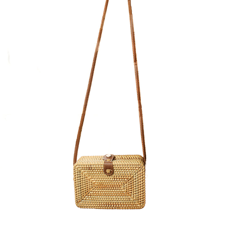 Bolsa De Bambu Retangular