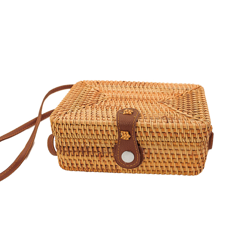 Bolsa De Bambu Retangular